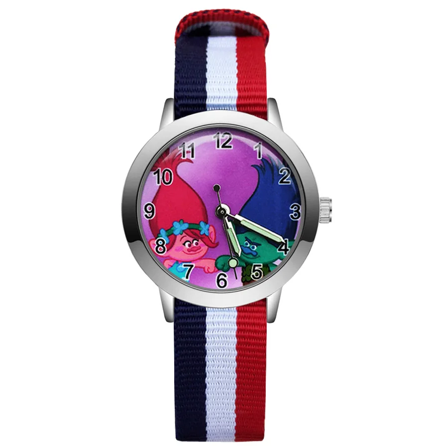 Мод мультфильм милые с героями мультфильма тролли Стиль детские часы для детей