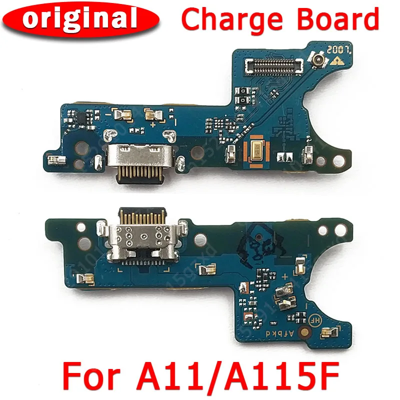 Оригинальный зарядный порт для Samsung Galaxy A11 USB плата зарядки A115F PCB док разъем гибкий
