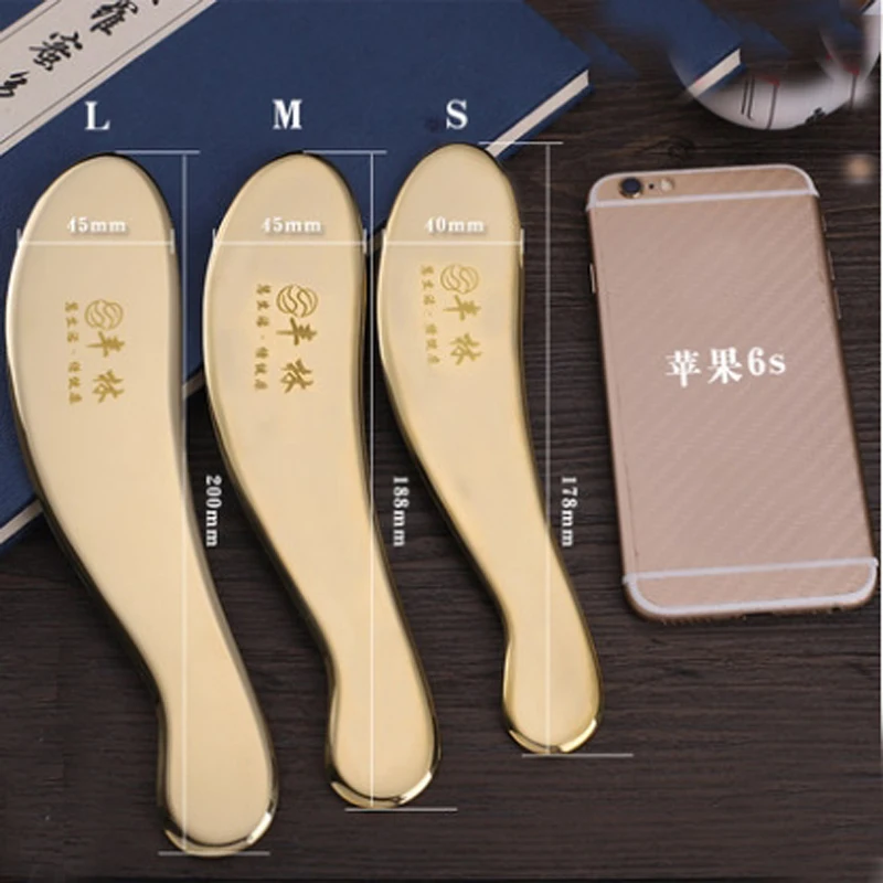 1 шт. латунь Медь гуаша тела Массажная доска Guasha медицинский Класс для