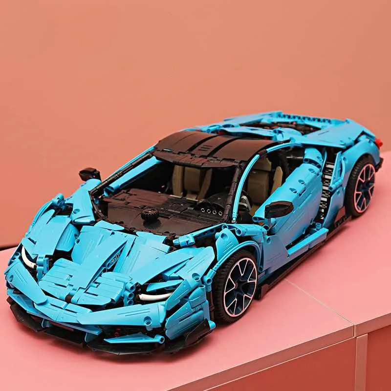 Гоночный автомобиль MOC Technic масштаб 1:8 шевролеты корветы модель Grand Sport Il