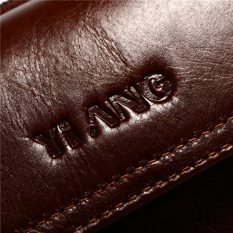 Genuine Leather Men Hip Bum Belt Purse Designer Male Fanny Pack 6.5" Mobile Phone Pouch Small Men's Waist Bags Travel Cowhide