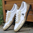 Мужские туфли для вождения больших размеров, деловые повседневные рабочие ботинки, маленькие кожаные туфли для джентльмена, 45 46, осень