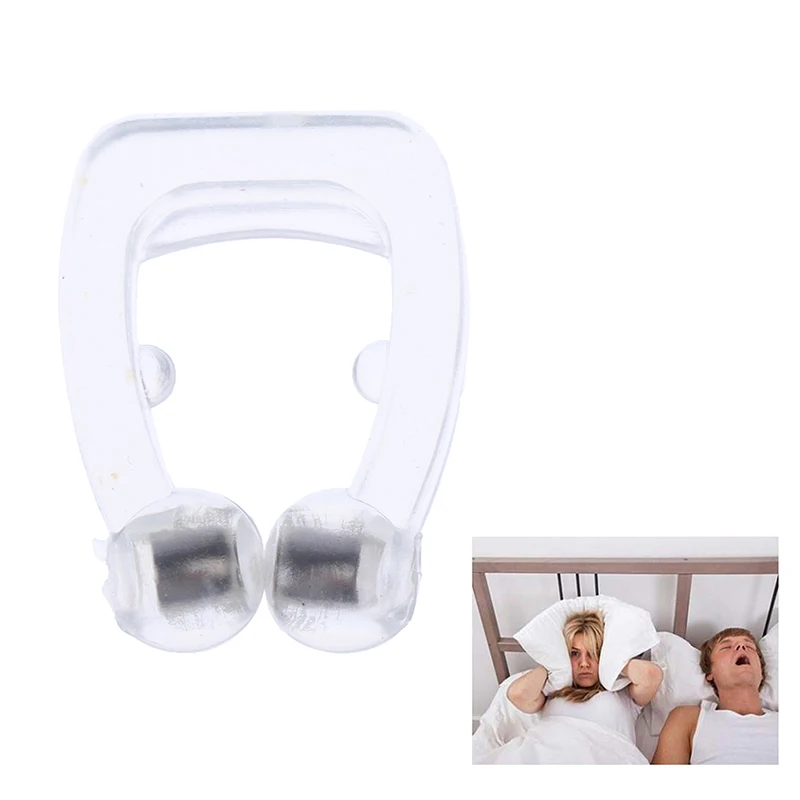 

1/3PCS Night Device Clipple Silicone Magnetic Anti-Snore Stop Snoring Nose Clip For Sleeping Aid