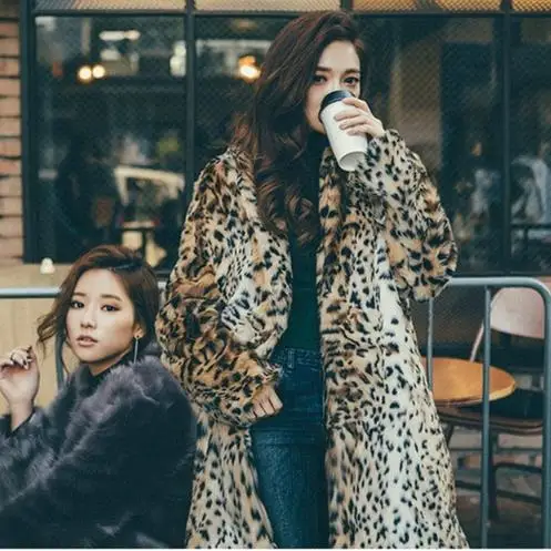 Женское пальто из искусственного меха в стиле ретро 2020 зимние теплые элегантные