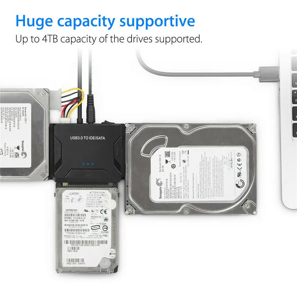 Прямая поставка адаптер данных Usb 3 0 на Sata Ide Ata в 1 для ПК ноутбука 2 5 дюйма драйвер
