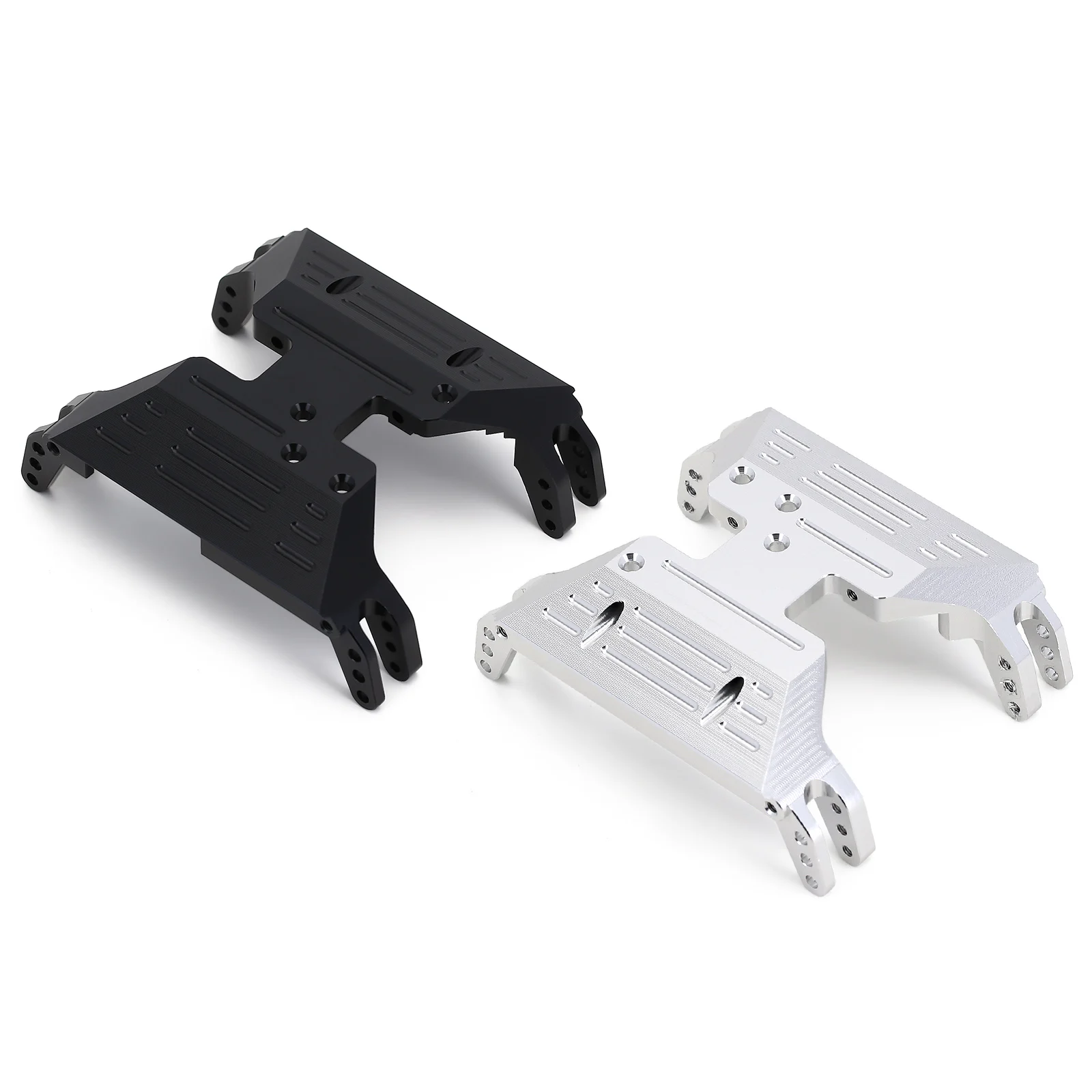 Base de transmisi&oacute;n de montaje de caja de cambios de aluminio CNC para coche RC Crawler Axial Capra 1,9, piezas de actualizaci&oacute;n ilimitadas, 1 unidad-0