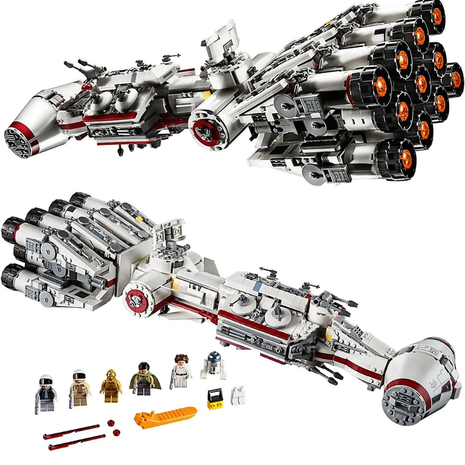 

New Compatible Tantive 05046 Wars Series Iv Star Rebel Blockade Runner Building Blocks Bricks Toys for Children