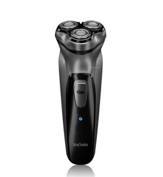 Electric Shaver Xiaomi Enchen 3D смарт электробритва для мужчин usb type-C перезаряжаемый сухой влажный бритвенный станок триммер для бороды одно лезвие - Цвет: Electric Shaver