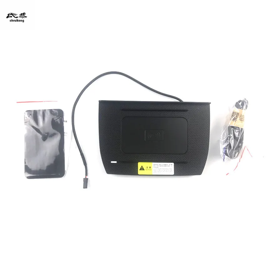 1set abs plastic 15w qi fast charging car wireless charger phone holder for 2016 2020 honda civic 10th mk10 free global shipping