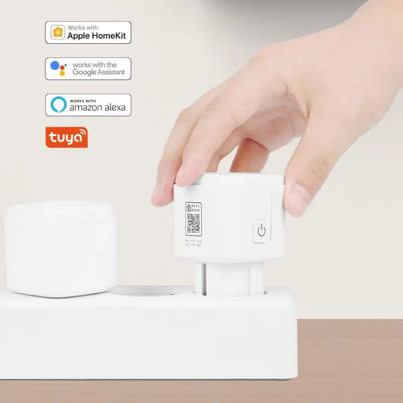 

WiFi Smart Plug 16A EU UK Adaptor Wireless Remote Voice Control Power Energy Monitor Outlet Timer Socket For Alexa Google Home