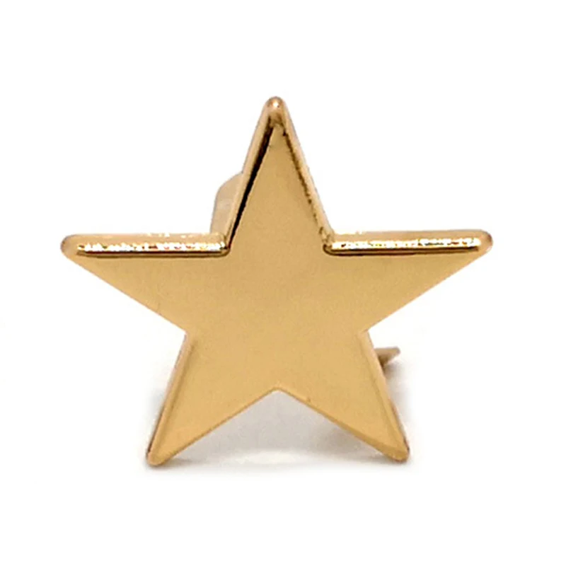 

20 Pieces Luggage Hardware Decorative Buckle Metal Brand Female Bag Wallet Five-Pointed Star Logo Front Buckle Labels