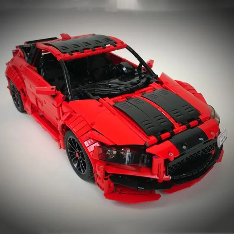 Новый строительный блок MOC-Honda CR-Z Φ мощность функции подходит для Lepining двигатель