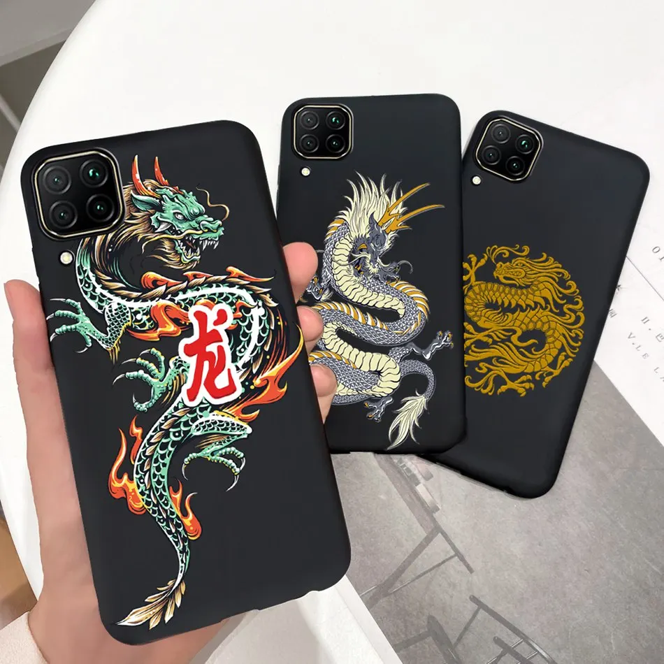 Модный чехол для телефона Huawei P40 Lite чехлы E мягкий P 40 мультяшный | Мобильные