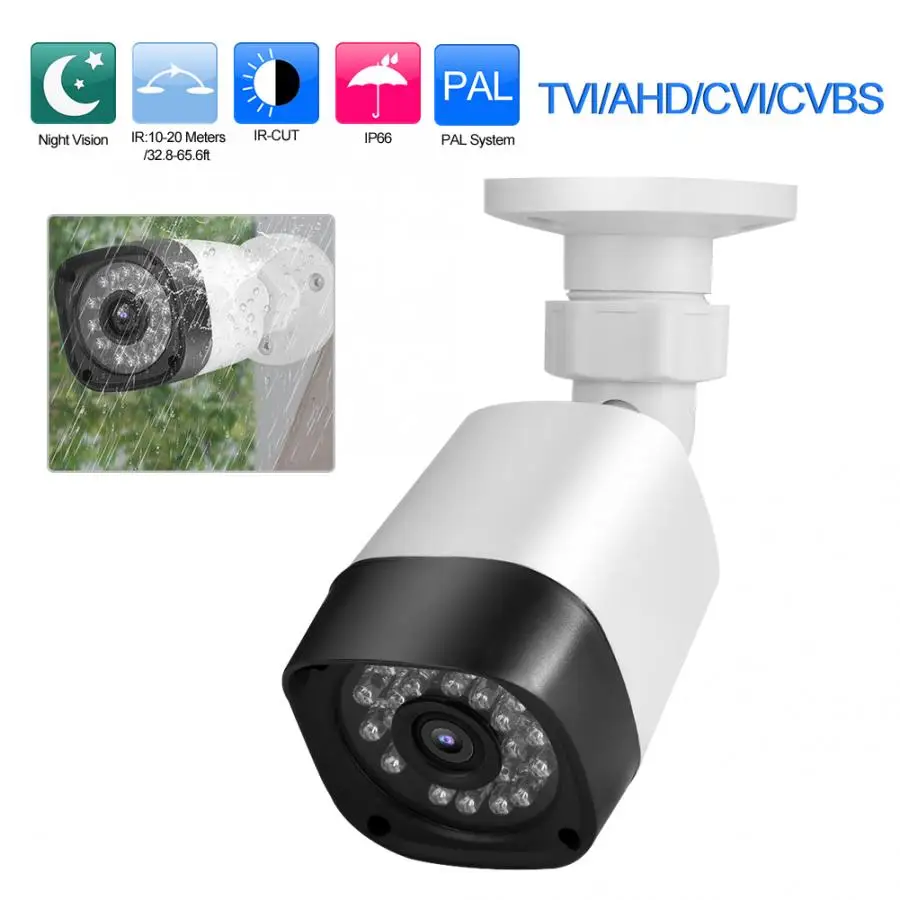 TVI/AHD/CVI/CVBS ночное видение CCTV Открытый водонепроницаемый безопасности Аналоговый