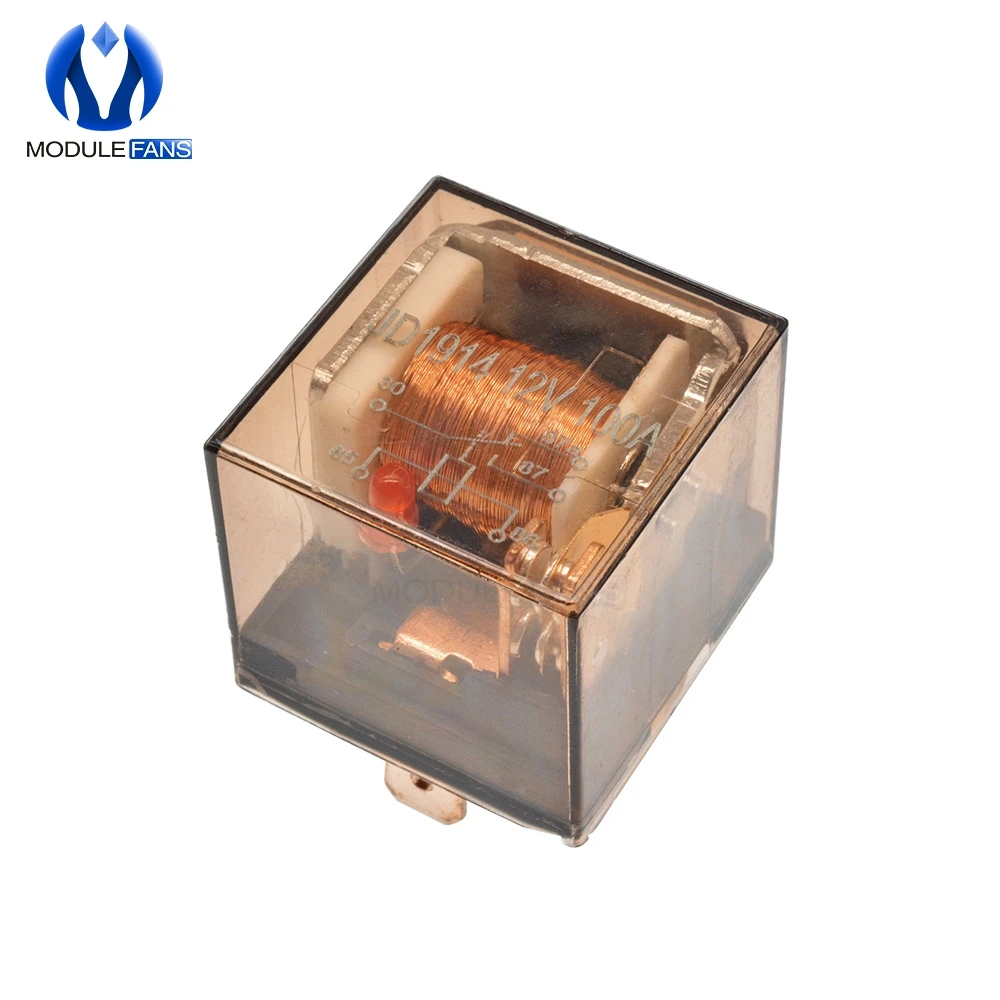 Автомобильное реле водонепроницаемые автомобильные SPDT 12 В 100 А 5 контактов 24 48