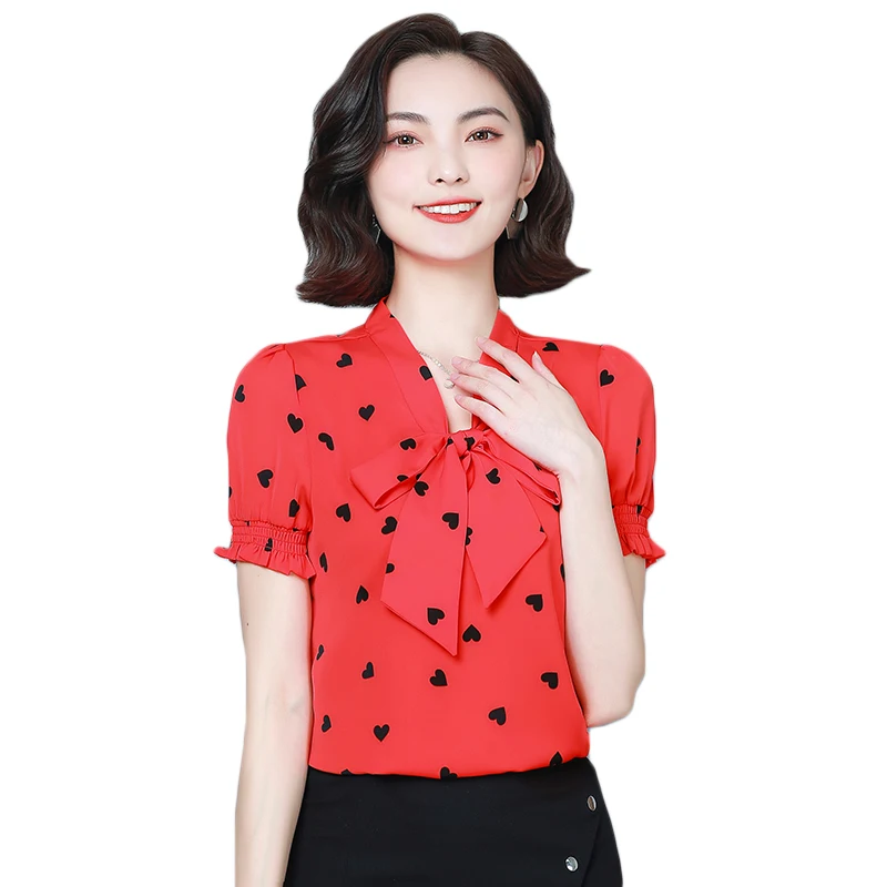 Модные женские топы и блузки 2021 шифоновая блузка рубашка для девушек женщин с