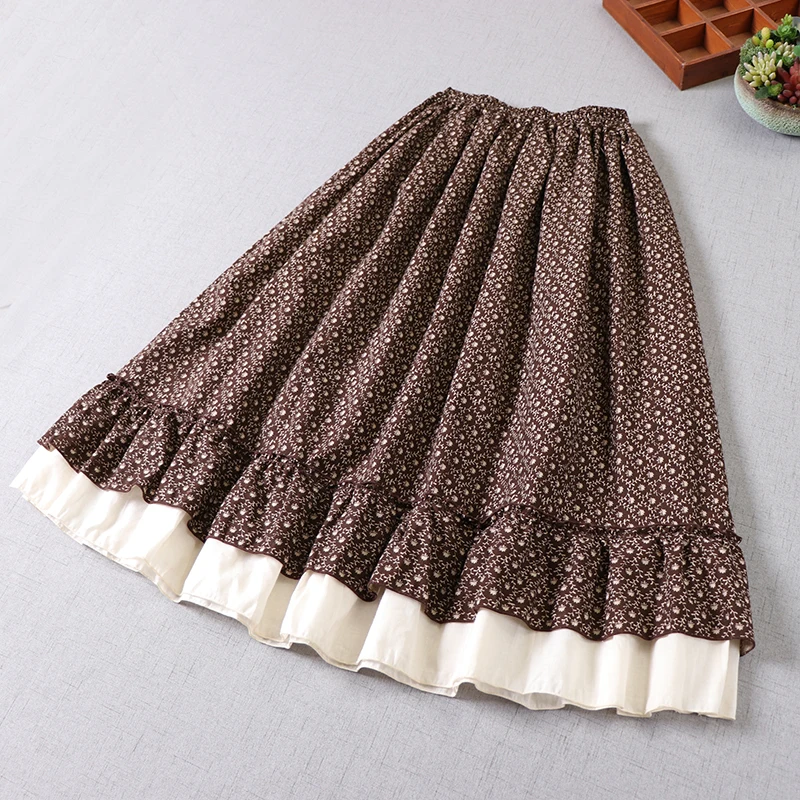 

Юбка Женская Весенняя А-силуэта, с эластичным поясом