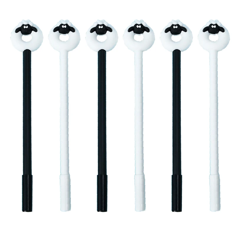

12Pcs Adorable Goat Pens Kawaii Cute Gel Pen Lamb Funny Sheep Cool Back to School Writing Item Rollerball Ballpoint Stationery