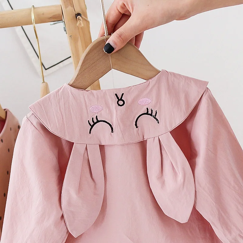 

2020 New Girls blouse Toddler Kids Girl Clothes Long Sleeve Cotton children Shirt Tops princess Blouse Clothes