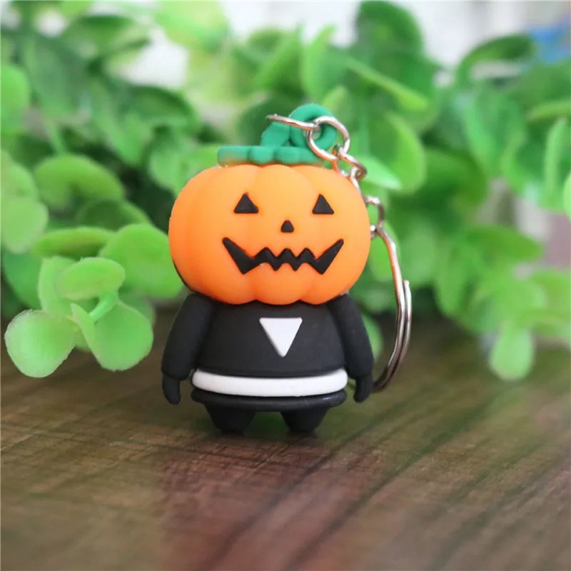 Брелок для Хэллоуина с Тыквой и черепом | Украшения аксессуары