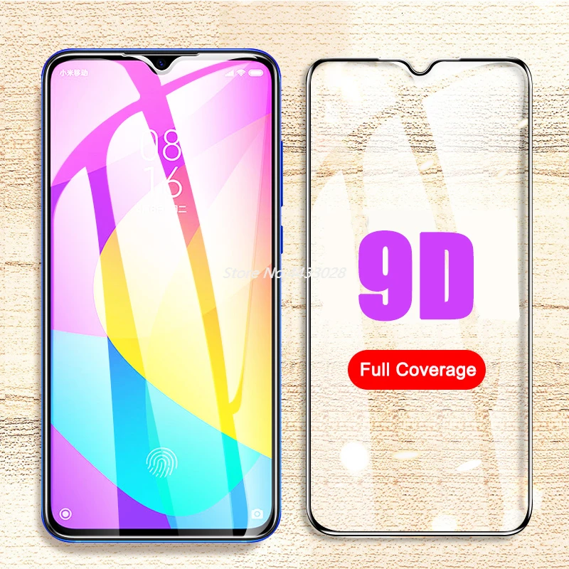 9D полное клеевое покрытие защитное стекло для Xiaomi Mi Cc9 Cc9e защита экрана