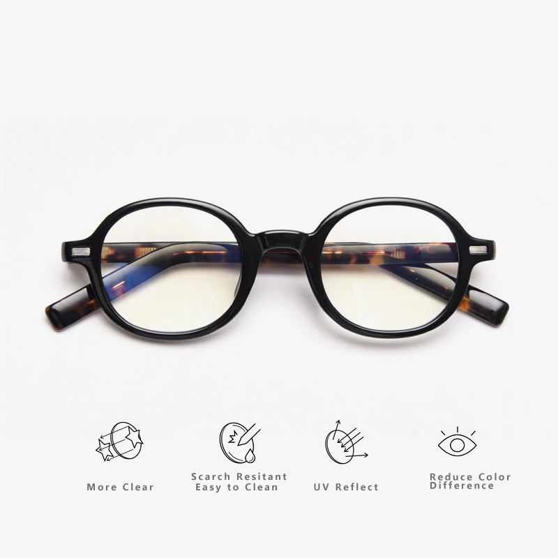 

Round Prescription Glasses Designer Prescription Eyeglasses Custom Acetate Prescription Glasses Men Progressive