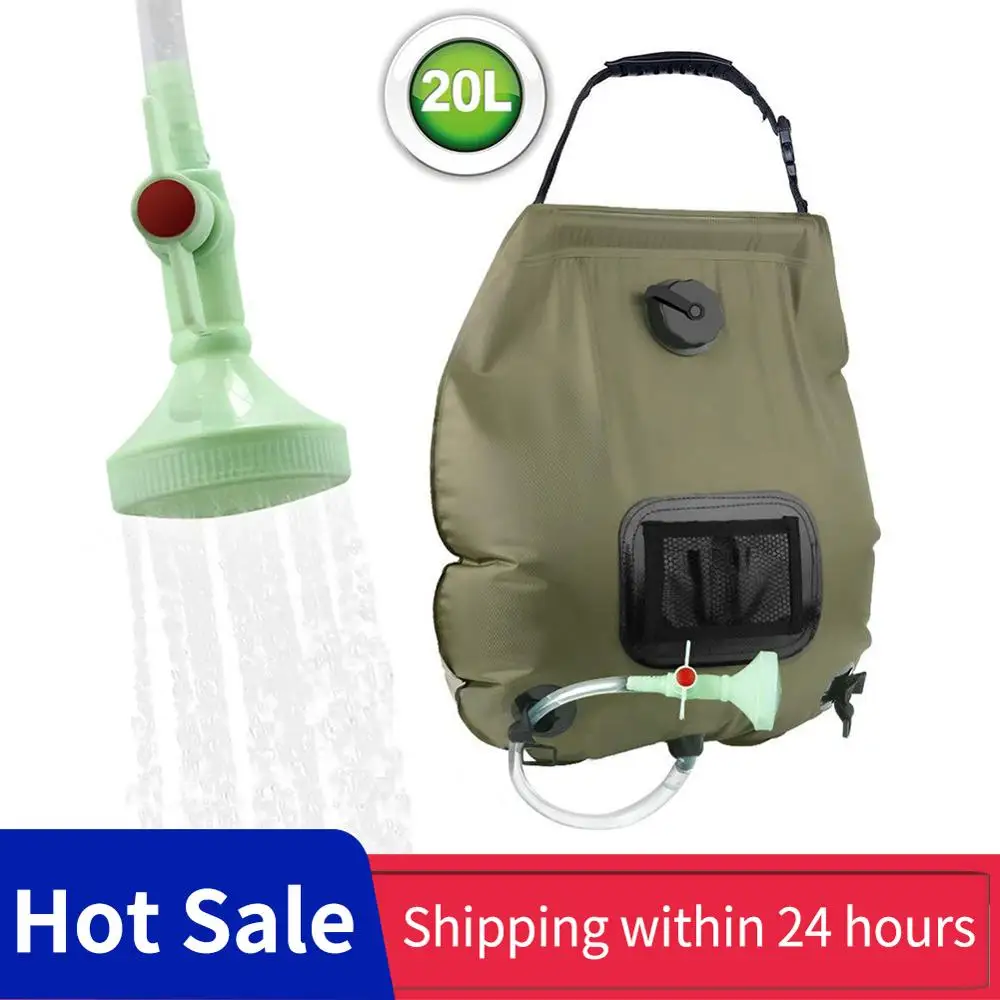 Складная сумка для душа пвх походов на солнечной батарее 20 л|Мешки воды| |