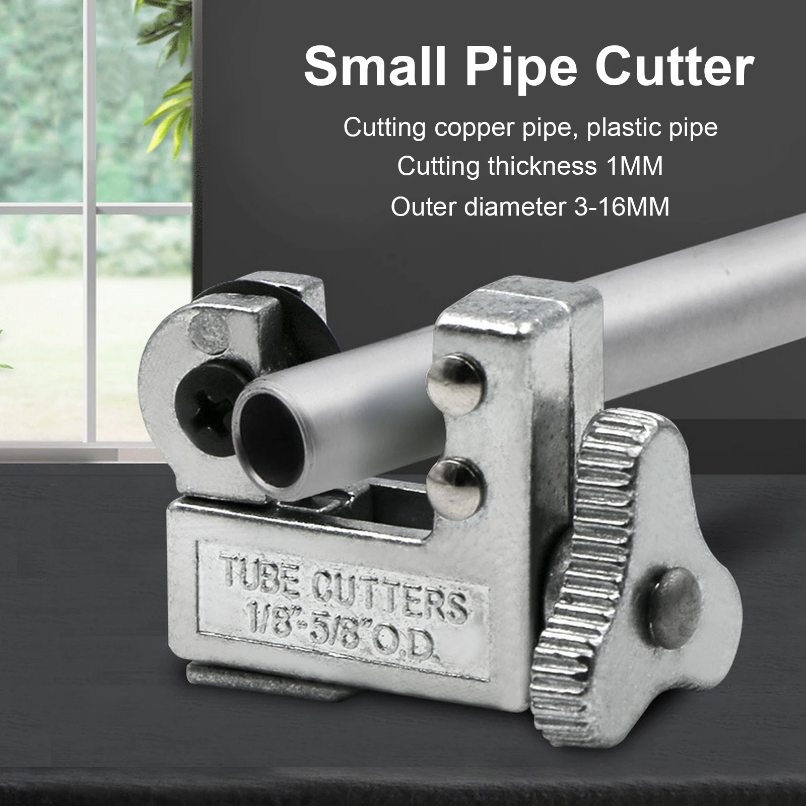 

16 Mm 5/8 Inch Mini Copper Aluminum Iron Metal Pipe Pipe Slicing Knife Pipe Cutter Cutting Plumbing Tool Scissors