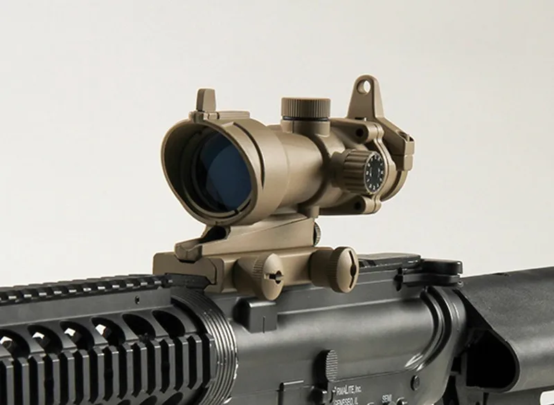 AIM ACOG 4X32 Красный точка зрения оптический прицел Прицелы Воздушный пистолет тактический Reddot пневматический прицел для страйкбола охотничьи прицелы AO5318
