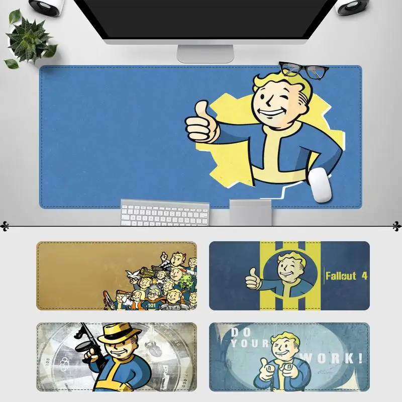 Funny Vault Boy Mouse Pad Laptop PC Computer Mause Desk Mat For Big Gaming Overwatch/CS GO | Компьютеры и офис