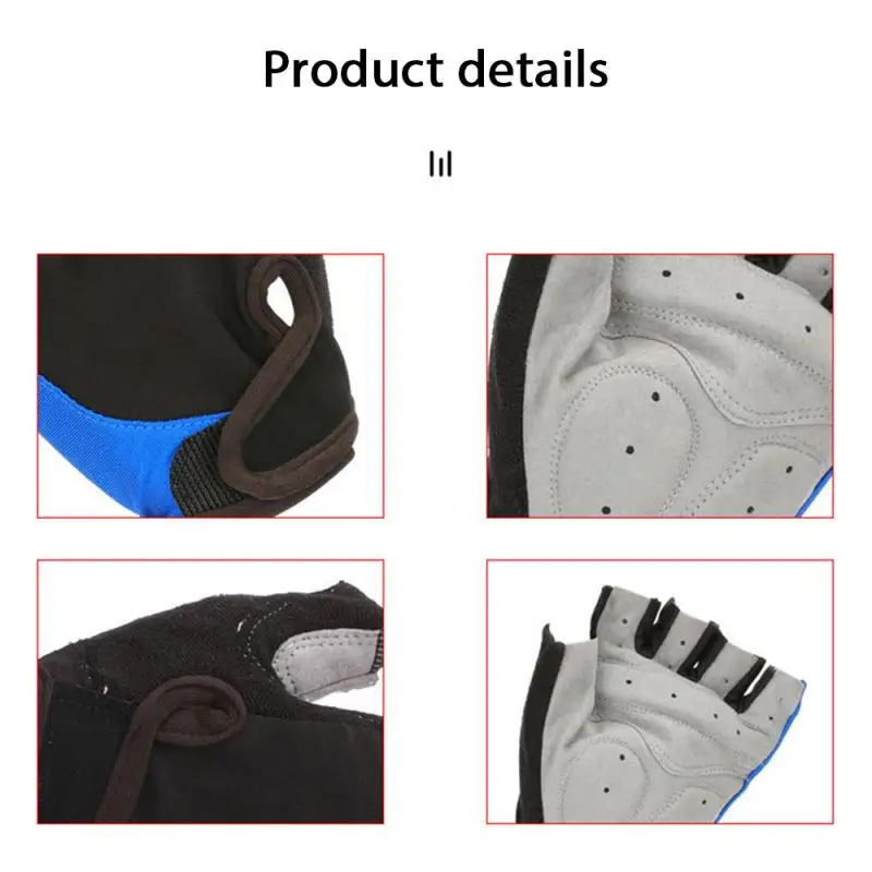 

Half Finger Gloves Bicycle Road Bicycle Gloves Riding Silicone Short Finger Gloves Equipment Bicycle Training Gloves