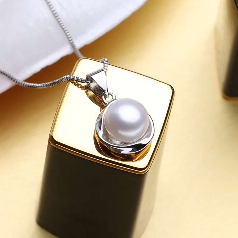 Комплект из колье и серёг серебра 925 пробы с натуральным жемчугом|Ювелирные