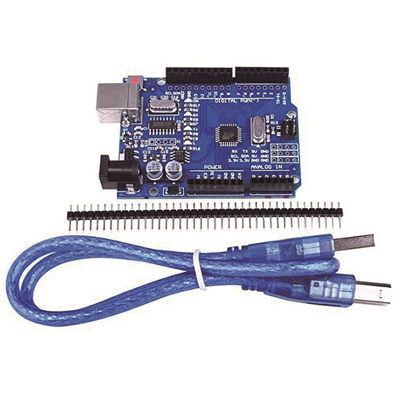 Фото Макетная плата UNO R3 ATmega328P CH340 CH340G для Arduino UNO R3 с прямым контактным разъемом №1