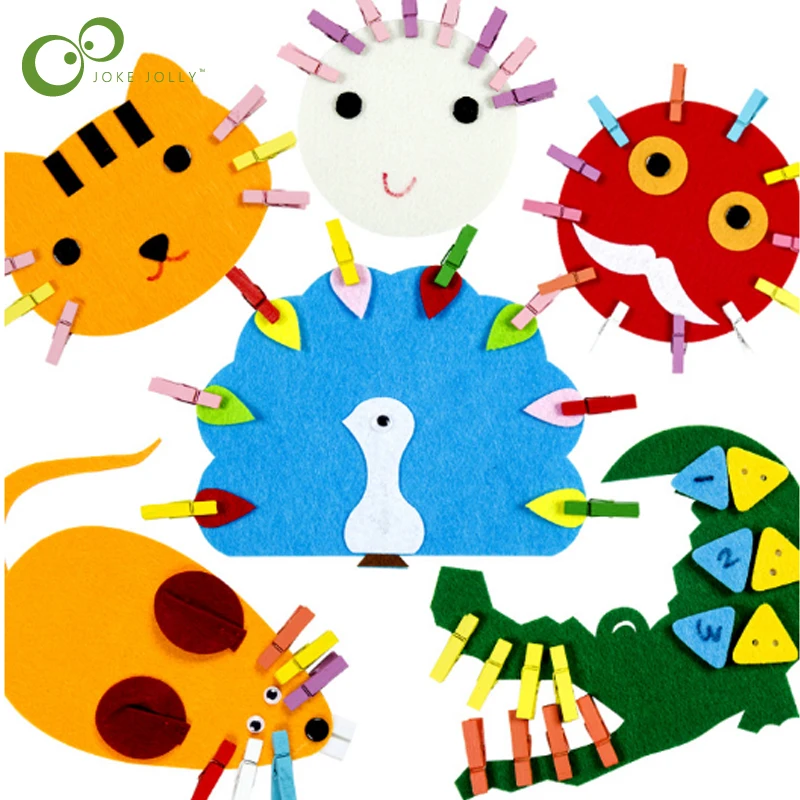 1 шт. Детские ручной Diy клип практичные материалы детский сад Ранние развивающие