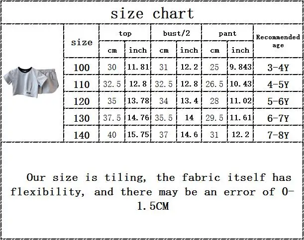 

Kids Baby Girls Summer Short Sleeve Tops Hoodie Short Pants Toddler Children Cative Cotton Clothes Sets 2pcs 3-8Y