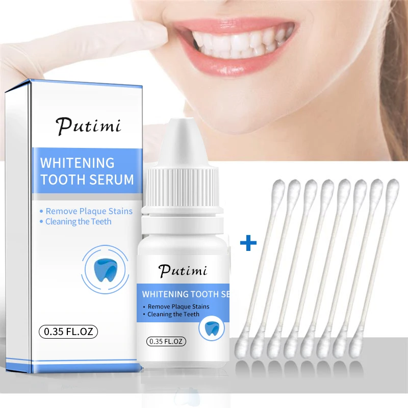 Teeth Whitening Essence Remove Serum Plaque Stains Brighten Bleaching Tooth Liquid Oral Hygiene Care Cleaner Healthy | Красота и