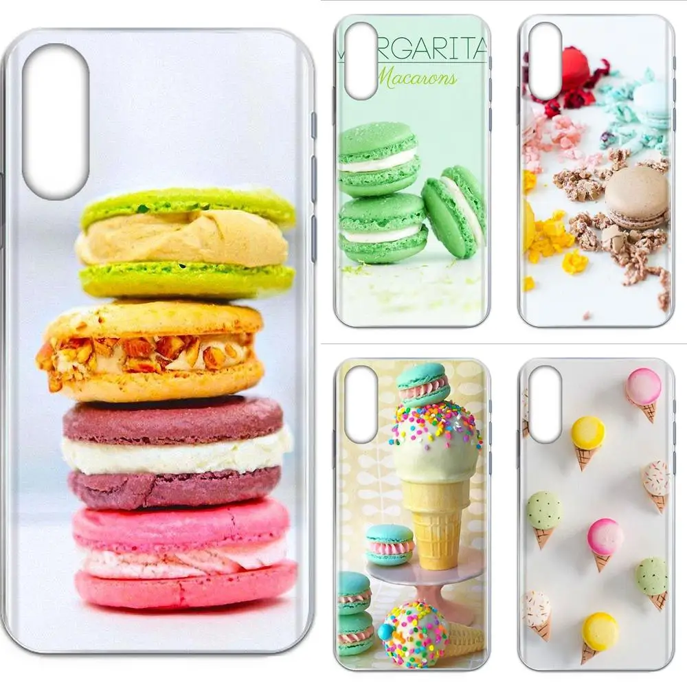 Десертный мороженое Laduree Macarons для Samsung Galaxy A10 A10S A20 A20S A20E A30 A30S A40 A40S A50 A50S S8 S9 S10 S20 Plus |