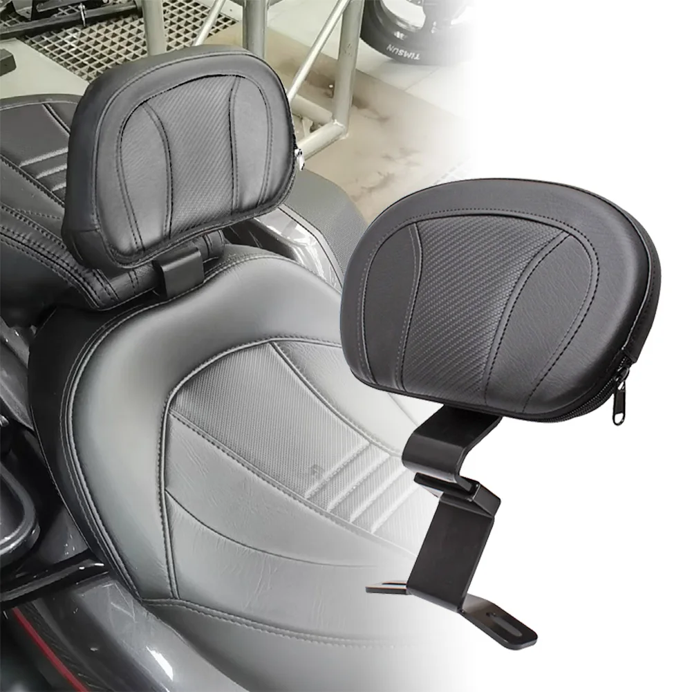 

Motorcycle Black Front Driver Rider Backrest Mounting Kit For Harley Touring CVO Street Glide Road King special Classic 09-21