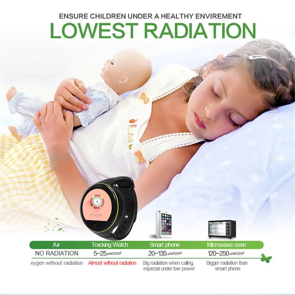 S668 Детские умные часы водонепроницаемые наручные с круглым экраном