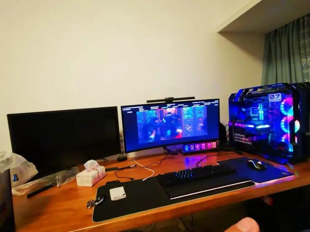 Хит продаж одежда 6 бит RGB светодиодный светящийся цифровые часы газоразрядный