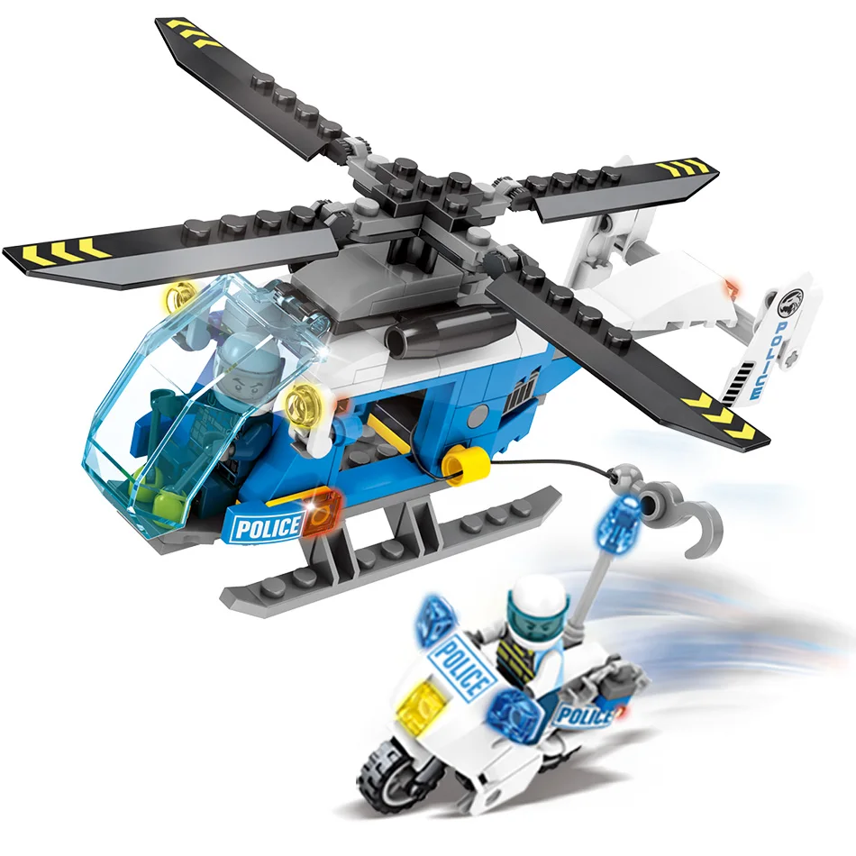 778 шт. 4in1 спецназ город команды строительные блоки полицейский автомобиль