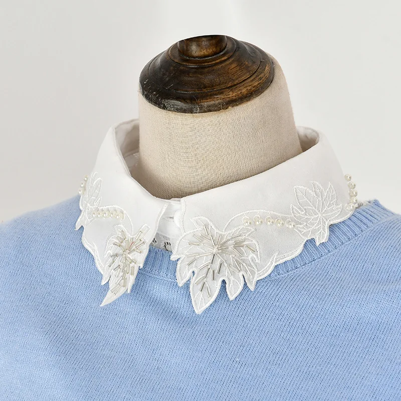 

Women Lace Hollow Out Fake Collar Gilrls Blouse False Collar Lady Dress Shirt Detachable Collars Shirt Clothes Accessories Tops