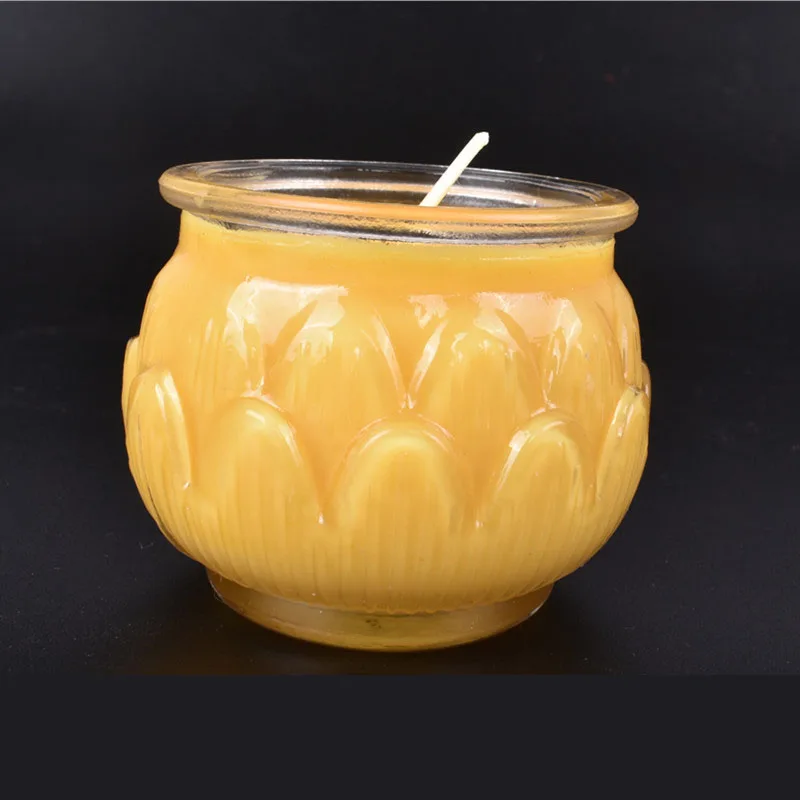 

Glass Jar Candle Smokeless Holiday Birthday Party Wedding Decoration Candles Halloween Nordic Kaarsen Home Decor DI50LZ