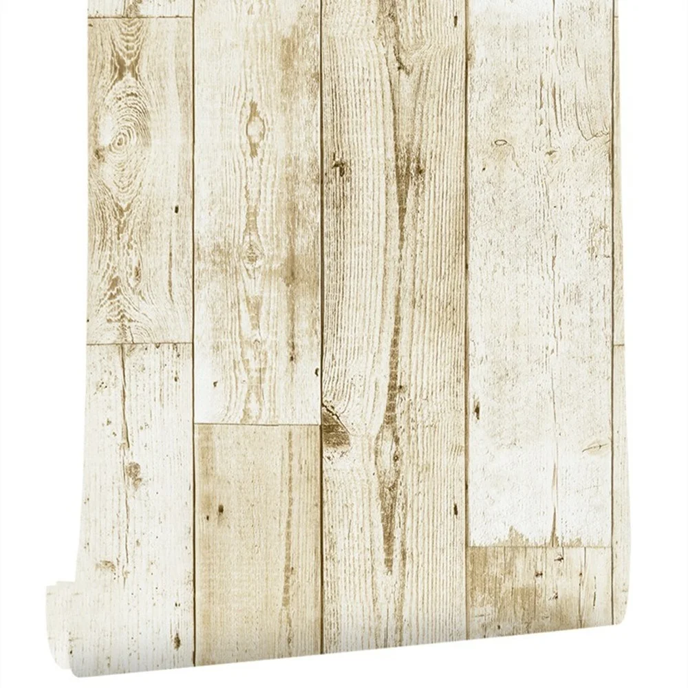 

Классическая самоклеящаяся виниловая настенная бумажная наклейка с изображением деревянных досок для украшения стен ванной комнаты спаль...