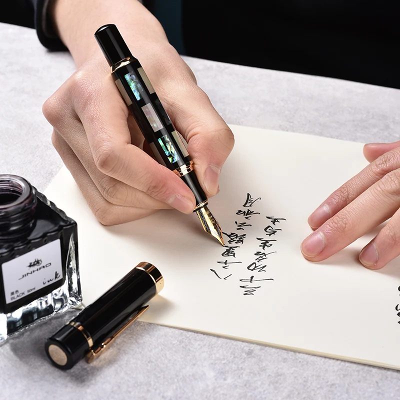 JINHAO 650 Высококачественная перьевая ручка с роскошным корпусом каллиграфическая
