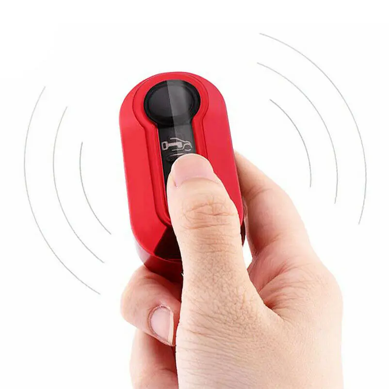 Чехол для автомобильного ключа из ТПУ с 3 кнопками 1 шт. чехол Fiat 500 Panda Punto Lancia Musa