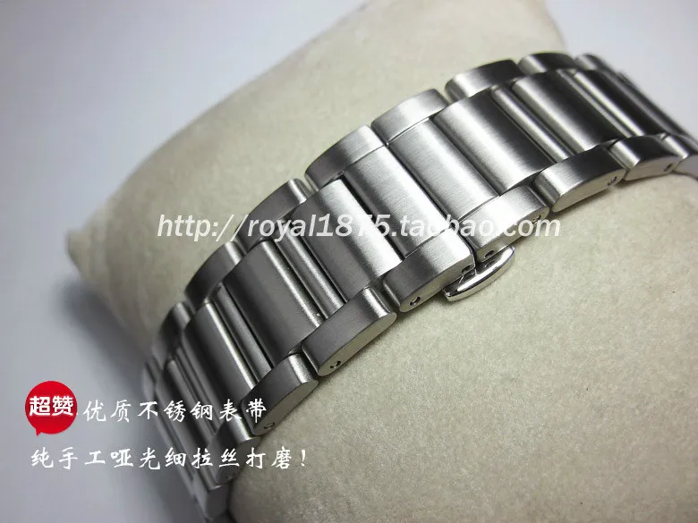 Ремешок для часов из нержавеющей стали 22 мм высокое качество часы-браслет