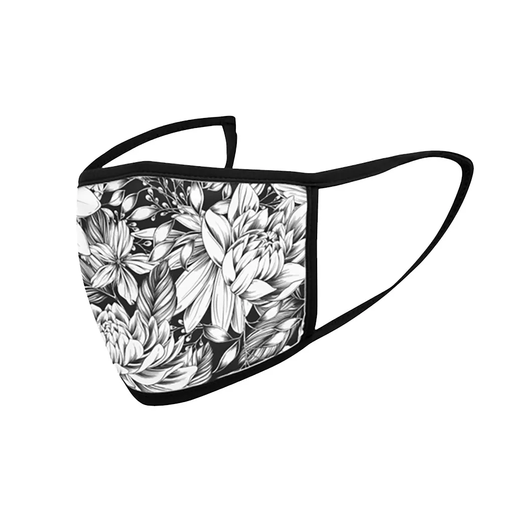 Маска для лица с принтом на Хэллоуин взрослых ветрозащитная защитная маска бега