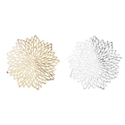 6 шт., ПВХ коврики для обеденного стола, полая подставка, подставки для подставок