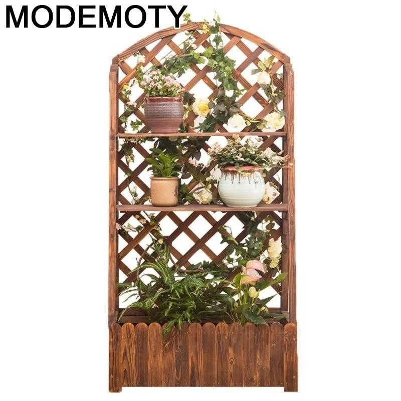 

Декоративная деревянная полка для гостиной, Цветочная подставка